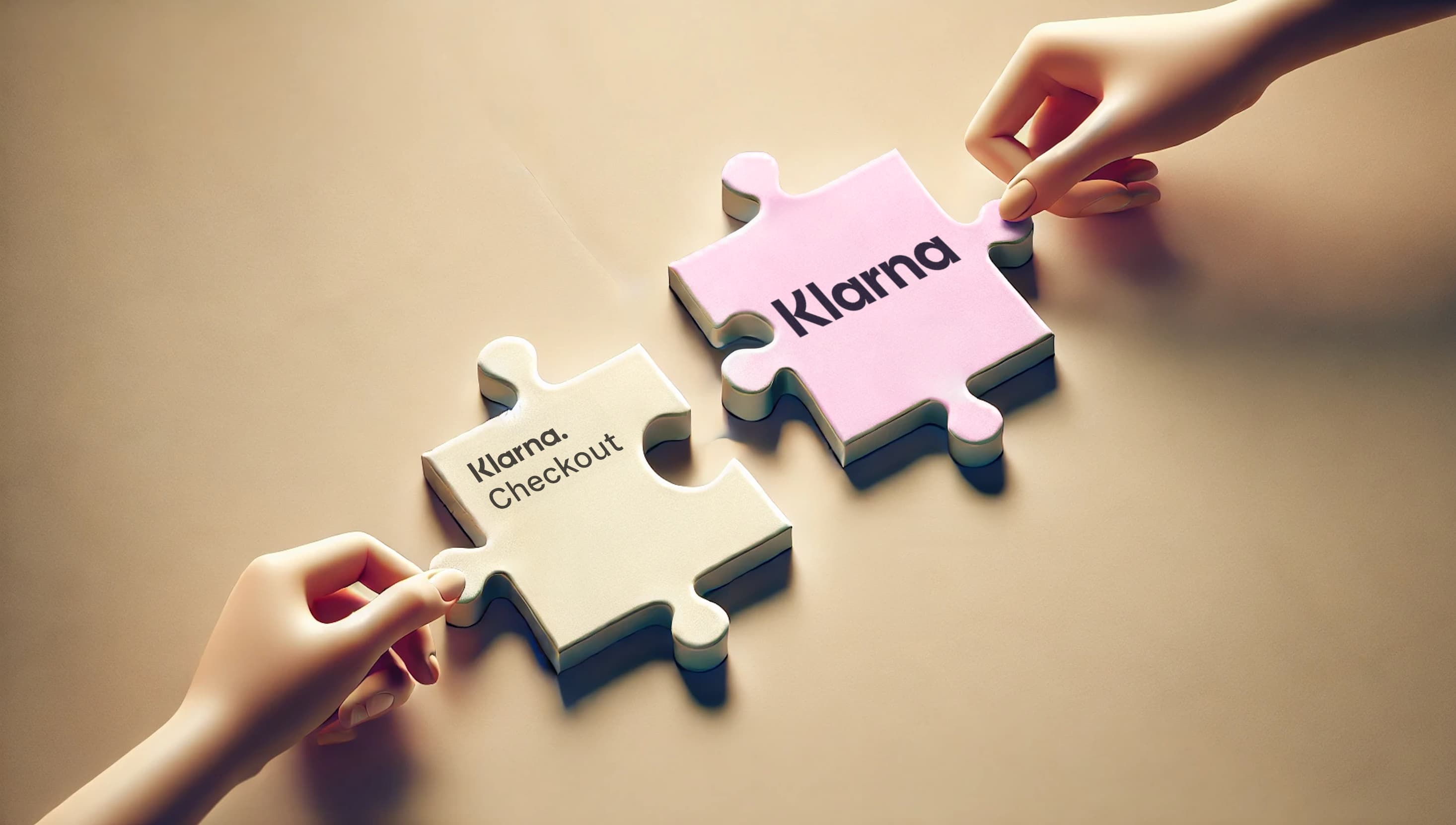 puzzle pieces with Klarna and Klarna Checkout